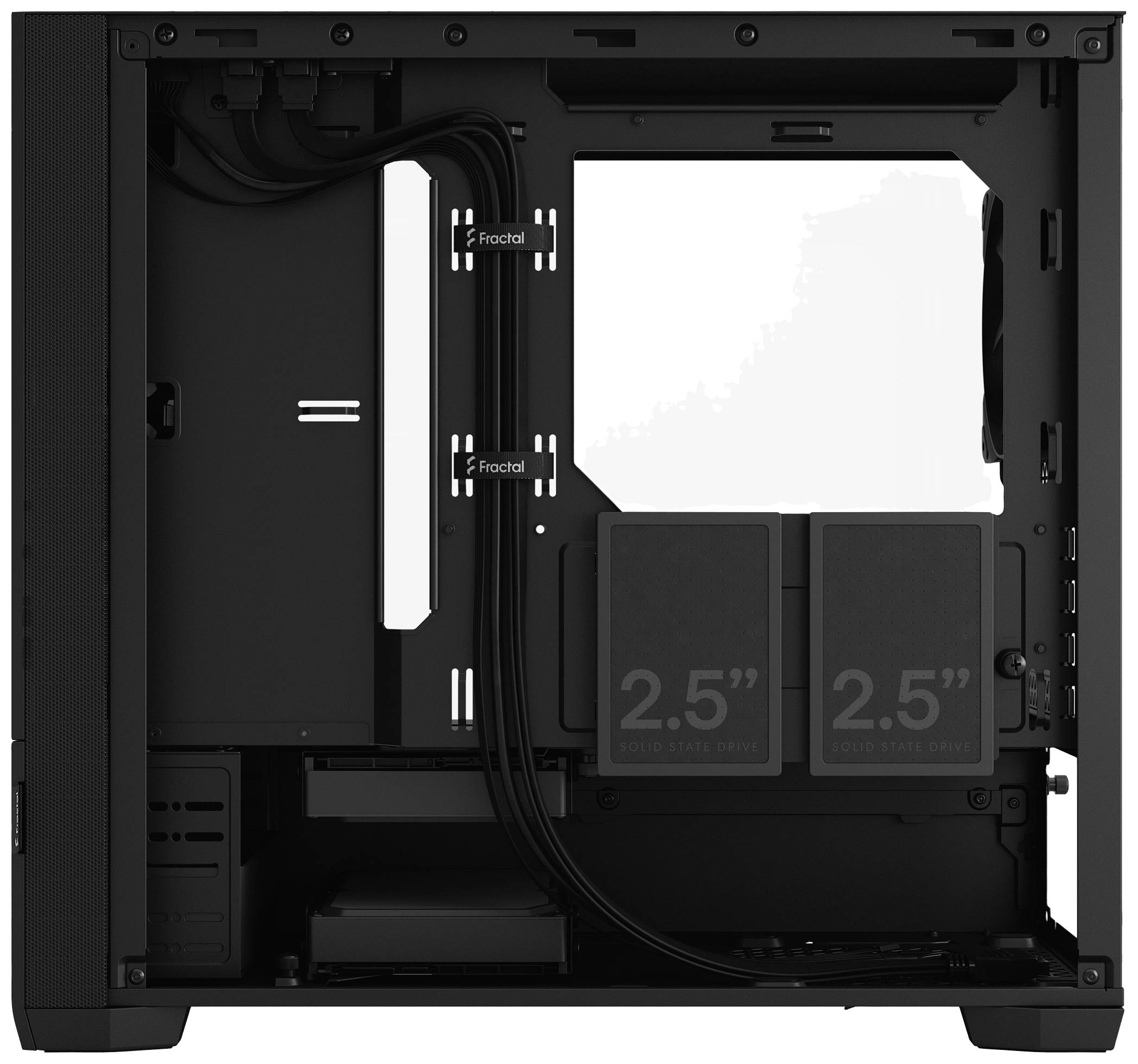 Fractal Design Pop Mini Silent Mini-Tower PC-Gehäuse Schwarz