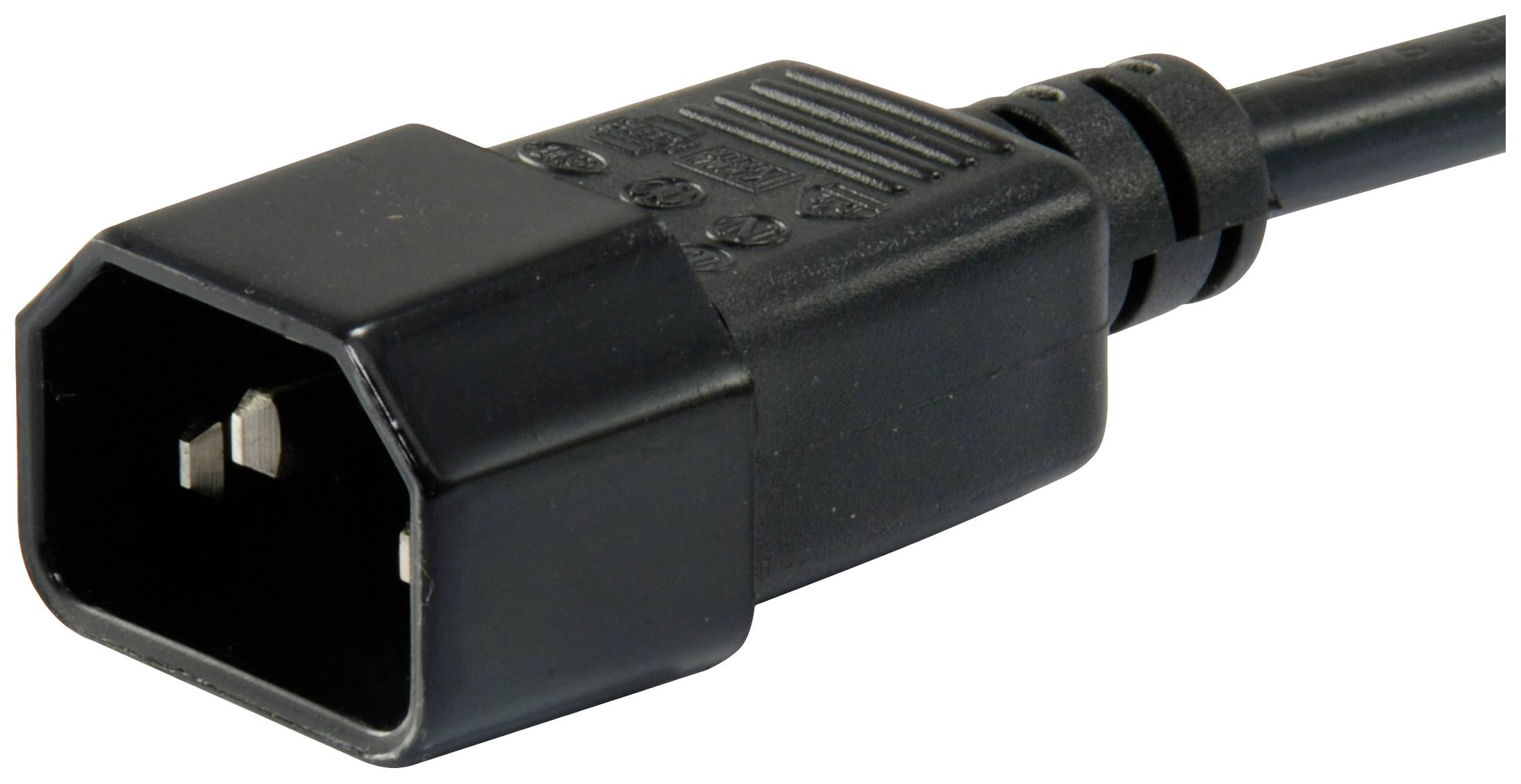 Equip Strom Anschlusskabel 3 m Schwarz