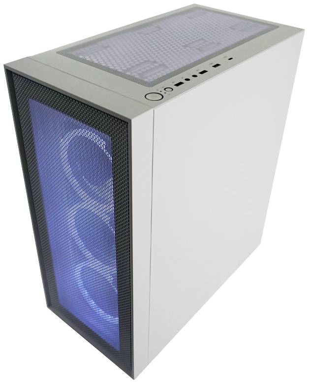 LC Power Gaming 802W Midi-Tower PC-Gehäuse Weiß