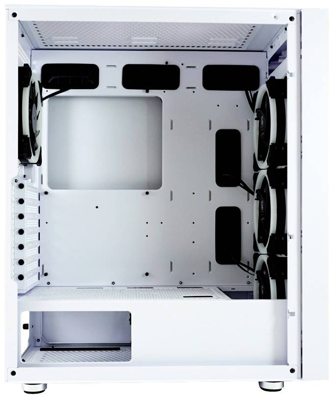 LC Power Gaming 802W Midi-Tower PC-Gehäuse Weiß