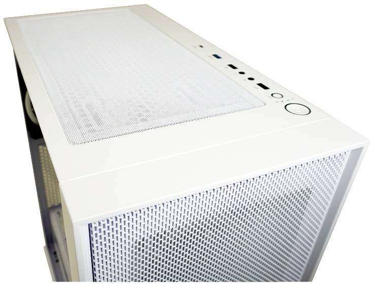 LC Power Gaming 802W Midi-Tower PC-Gehäuse Weiß