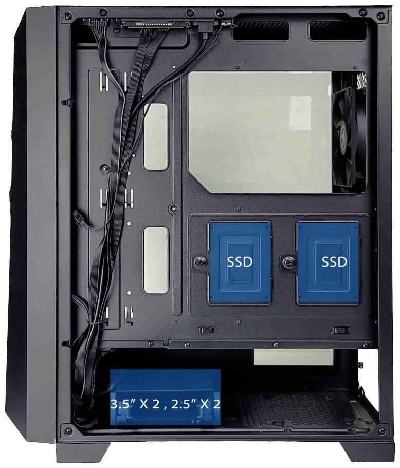 Xilence XG131 | X712.RGB Midi-Tower PC-Gehäuse Schwarz