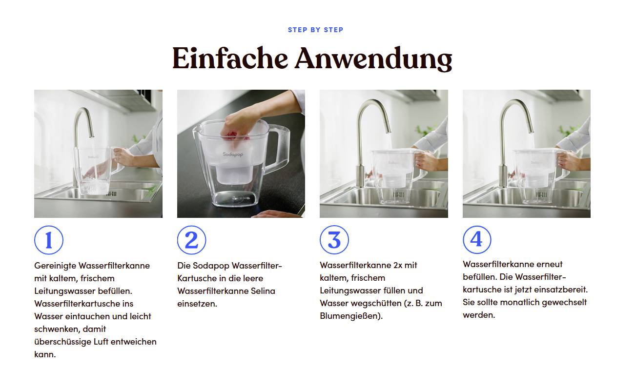 Sodapop 10028684 Filterkartusche Weiß