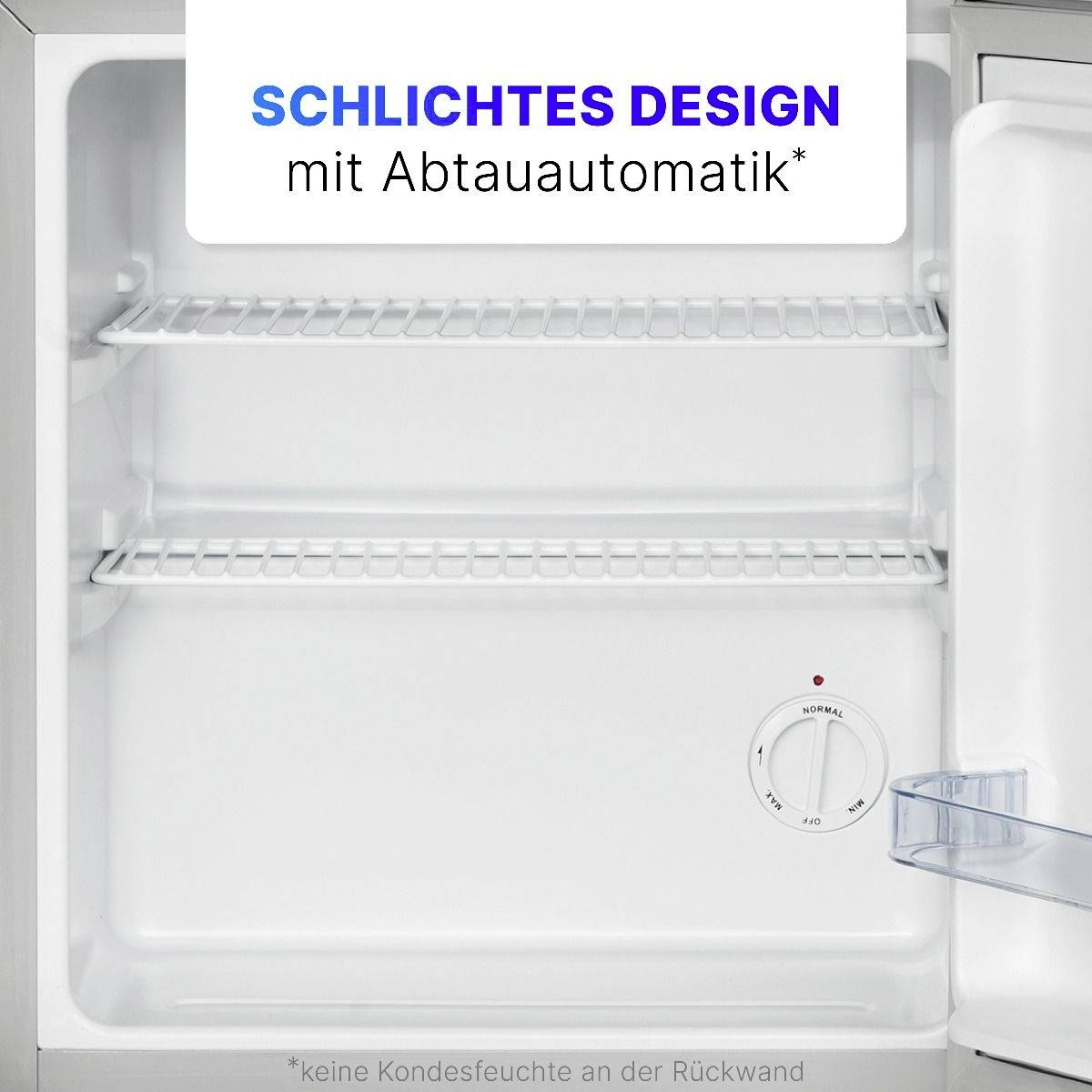 Bomann KB 7346 ix-look Kühlschrank EEK: E (A - G) 42 l Standgerät Inox