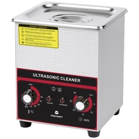 TOOLCRAFT USC-200 Ultraschallreiniger Schmuck, Bürobedarf, Werkstatt 160W 2l mit Heizung, mit Reinigungskorb TOOLCRAFT USC-200 Ultraschallreiniger Schmuck, Bürobedarf, Werkstatt 160W 2l mit Heizung, mit Reinigungskorb