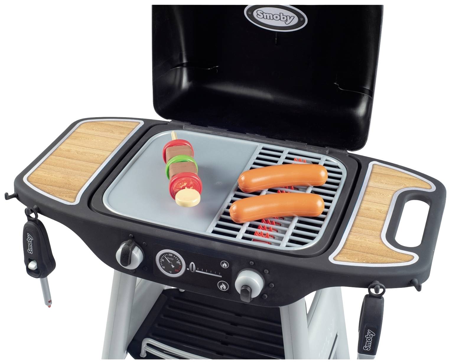 Smoby Barbecue Kindergrill mit 18 Zubehörteilen