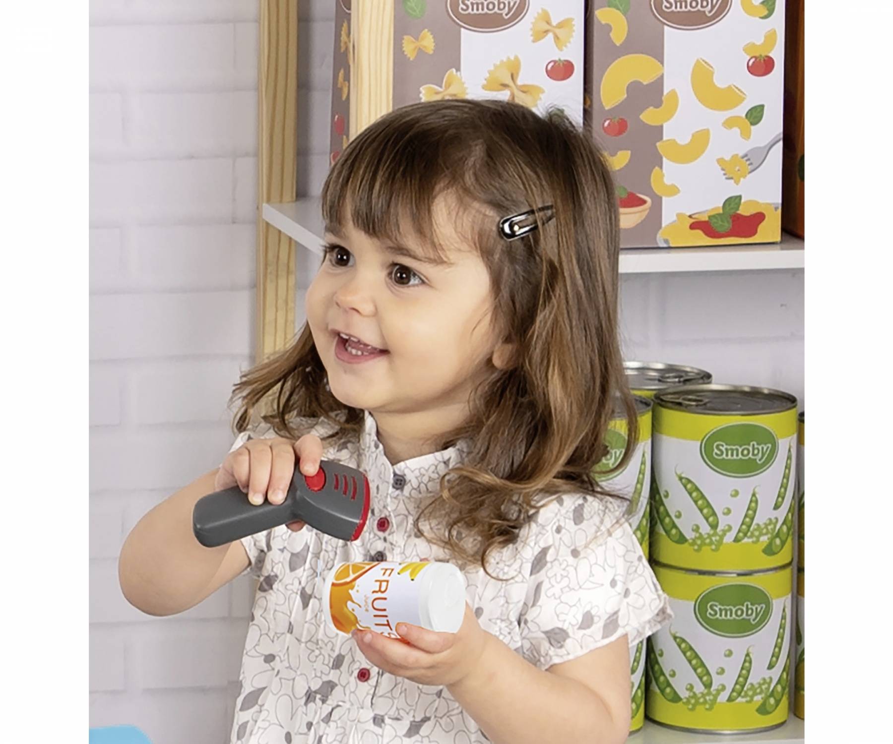 Elektronische Supermarktkasse XL mit echter Taschenrechnerfunktion