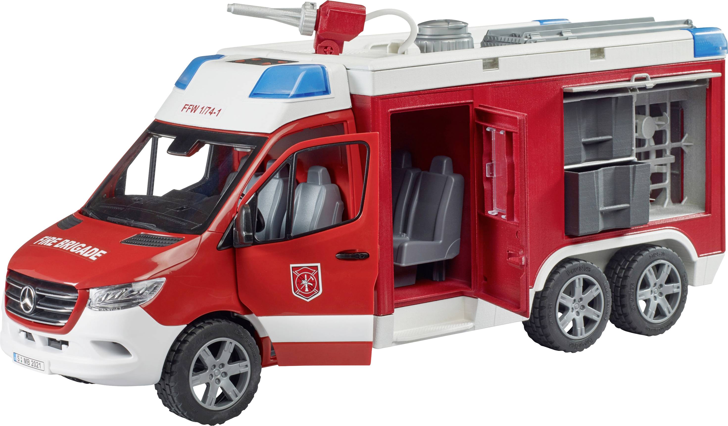 Bruder Mercedes Benz Sprinter Feuerwehrrüstwagen Fertigmodell Nutzfahrzeug Modell