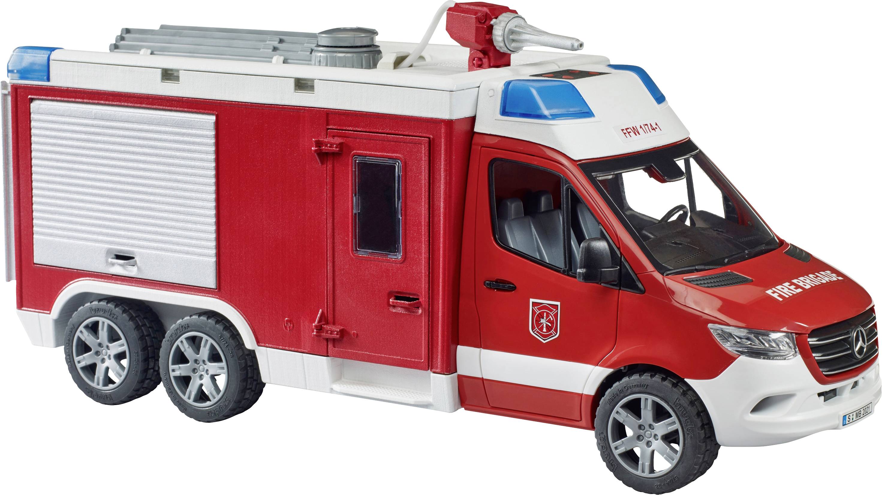 Bruder Mercedes Benz Sprinter Feuerwehrrüstwagen Fertigmodell Nutzfahrzeug Modell
