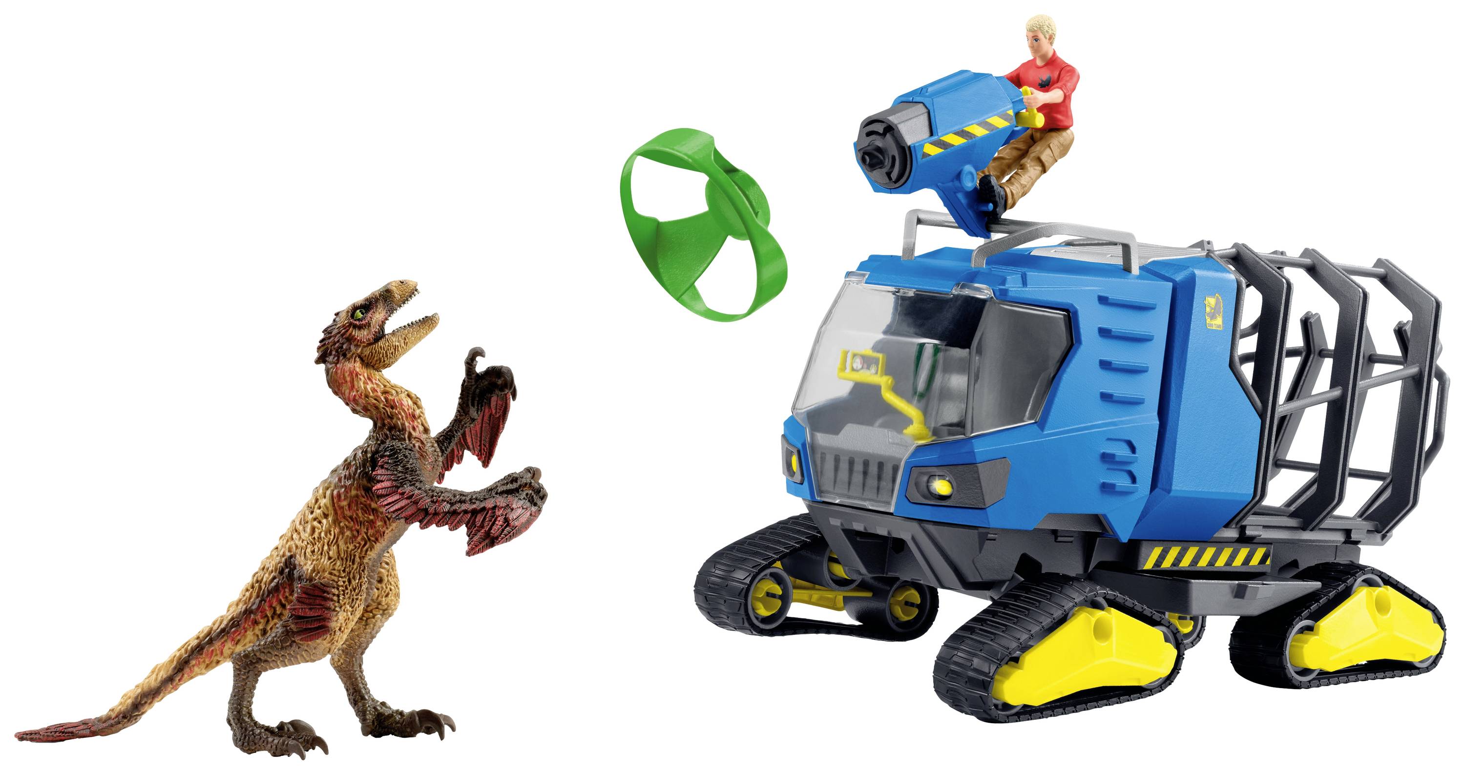schleich Dinosaurs 42604, Fahrzeug, 4 Jahr(e), Mehrfarbig