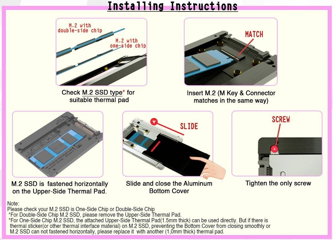 JouJye JJ-M2U03 Schnittstellen-Konverter [1x M.2 - 1x U.2 SSD]