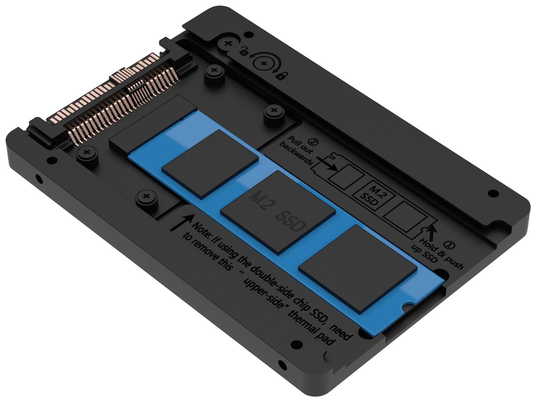 JouJye JJ-M2U03 Schnittstellen-Konverter [1x M.2 - 1x U.2 SSD]