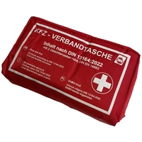 IWH 023511 KFZ-Verbandtasche "rot" DIN 13164:2022 Verbandtasche Pkw DIN 13164 02-2022 1 Set IWH 023511 KFZ-Verbandtasche "rot" DIN 13164:2022 Verbandtasche Pkw DIN 13164 02-2022 1 Set
