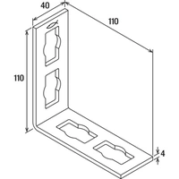 Fischer PFAF 4 zl Verbindungselement 110mm 542724 25 St. (L x B x H) 110 x 40 x 110mm Fischer PFAF 4 zl Verbindungselement 110mm 542724 25 St. (L x B x H) 110 x 40 x 110mm