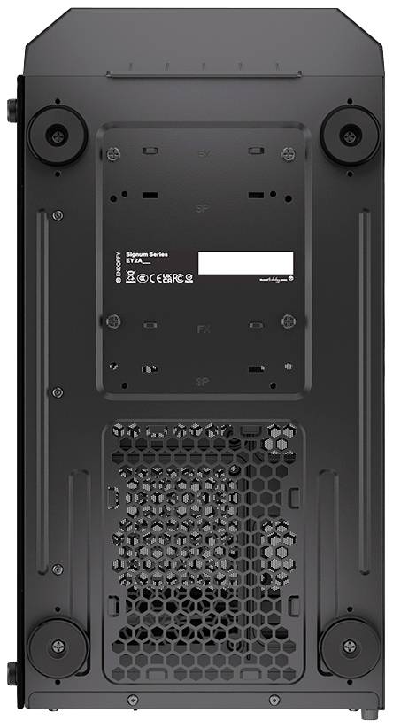 endorfy Signum 300 ARGB Midi-Tower PC-Gehäuse Schwarz 4 Vorinstallierte LED Lüfter, Seitenfenster, Staubfilter