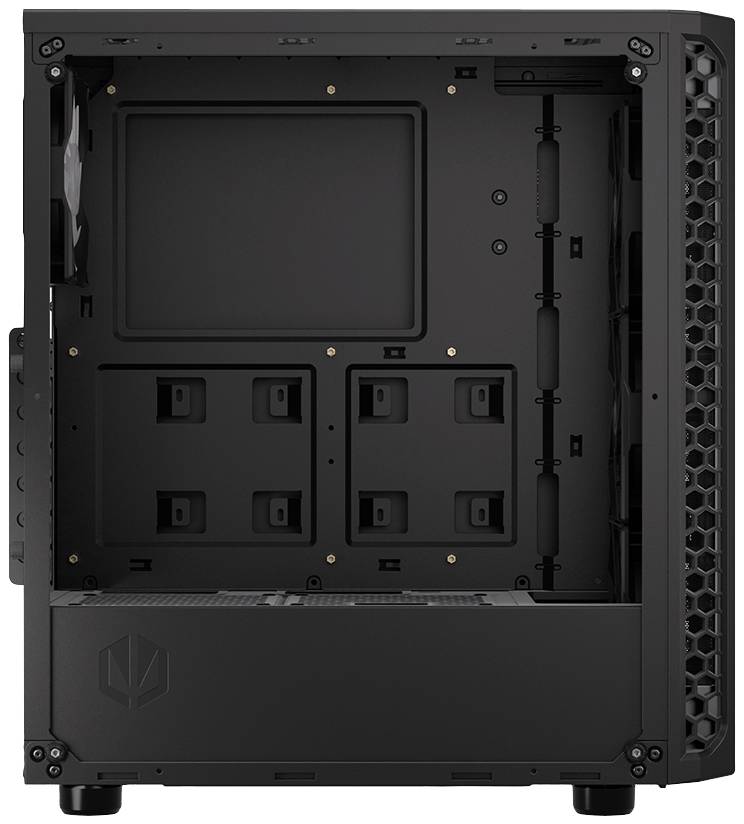 endorfy Signum 300 ARGB Midi-Tower PC-Gehäuse Schwarz 4 Vorinstallierte LED Lüfter, Seitenfenster, Staubfilter