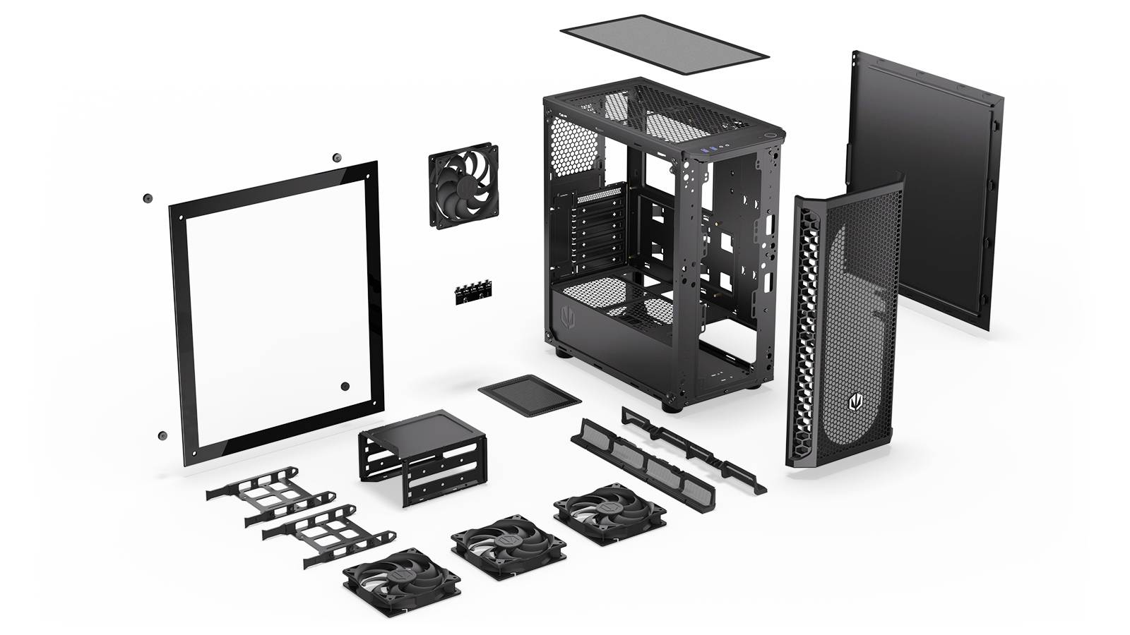 Endorfy Signum 300 Air - Mid tower - ATX - Seitenteil mit Fenster (gehärtetes Glas)
