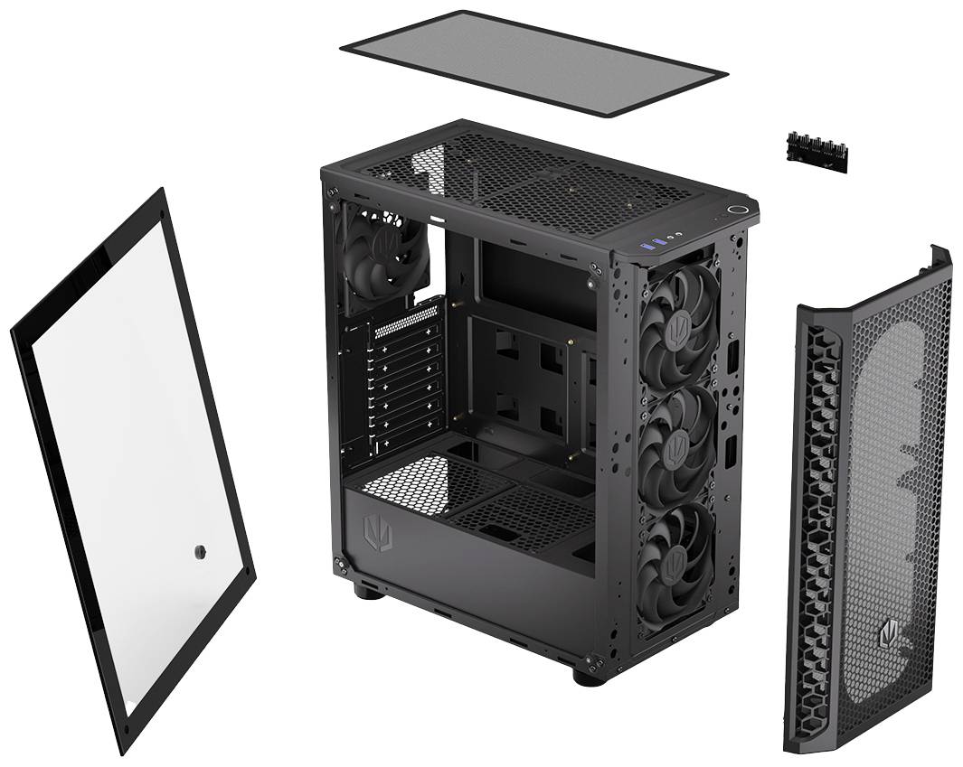 Endorfy Signum 300 Air - Mid tower - ATX - Seitenteil mit Fenster (gehärtetes Glas)