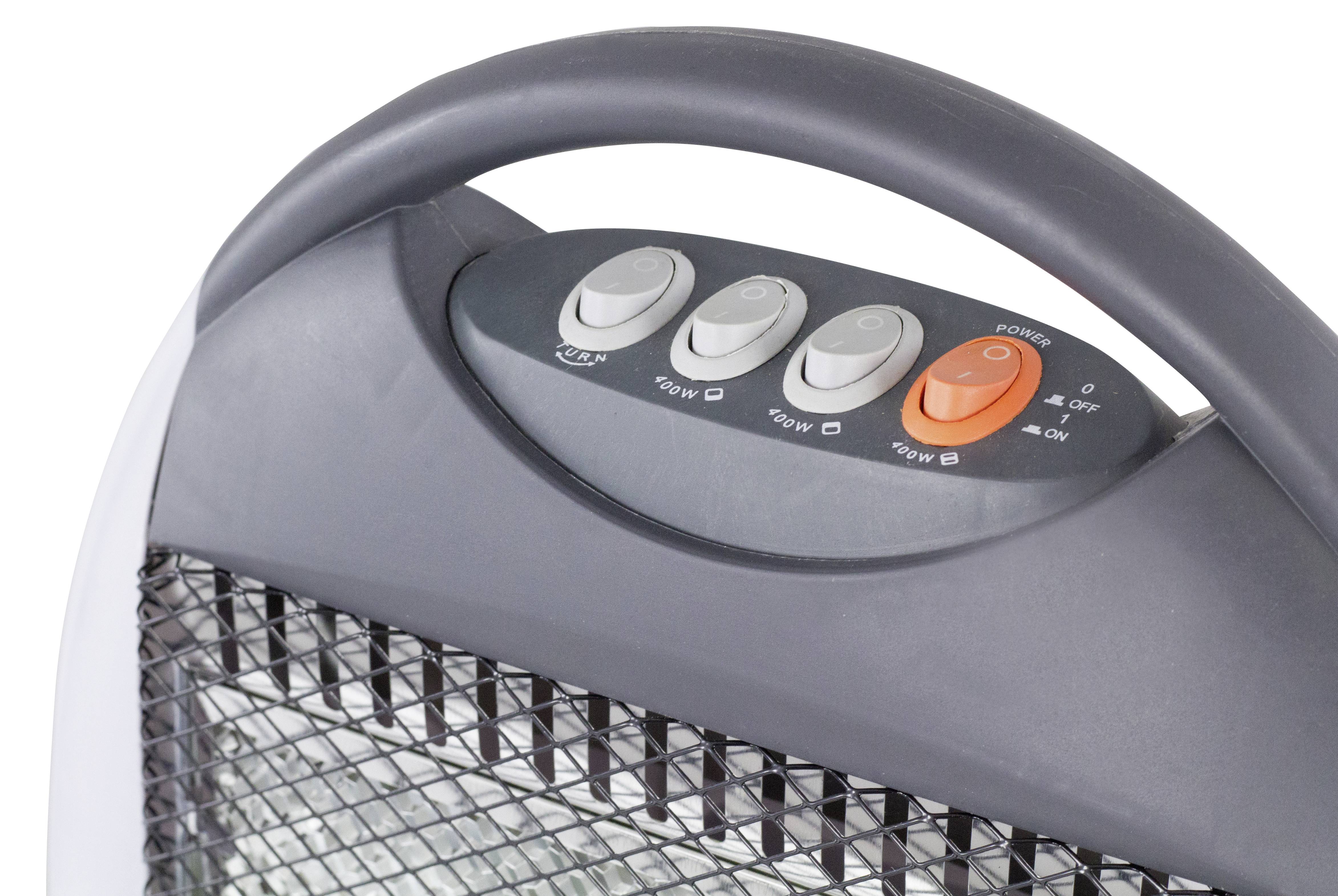 ROWI 1 03 03 0217 Halogen-IR-Strahler HHS 1200/3/1 T Small 36m³ Weiß, Schwarz