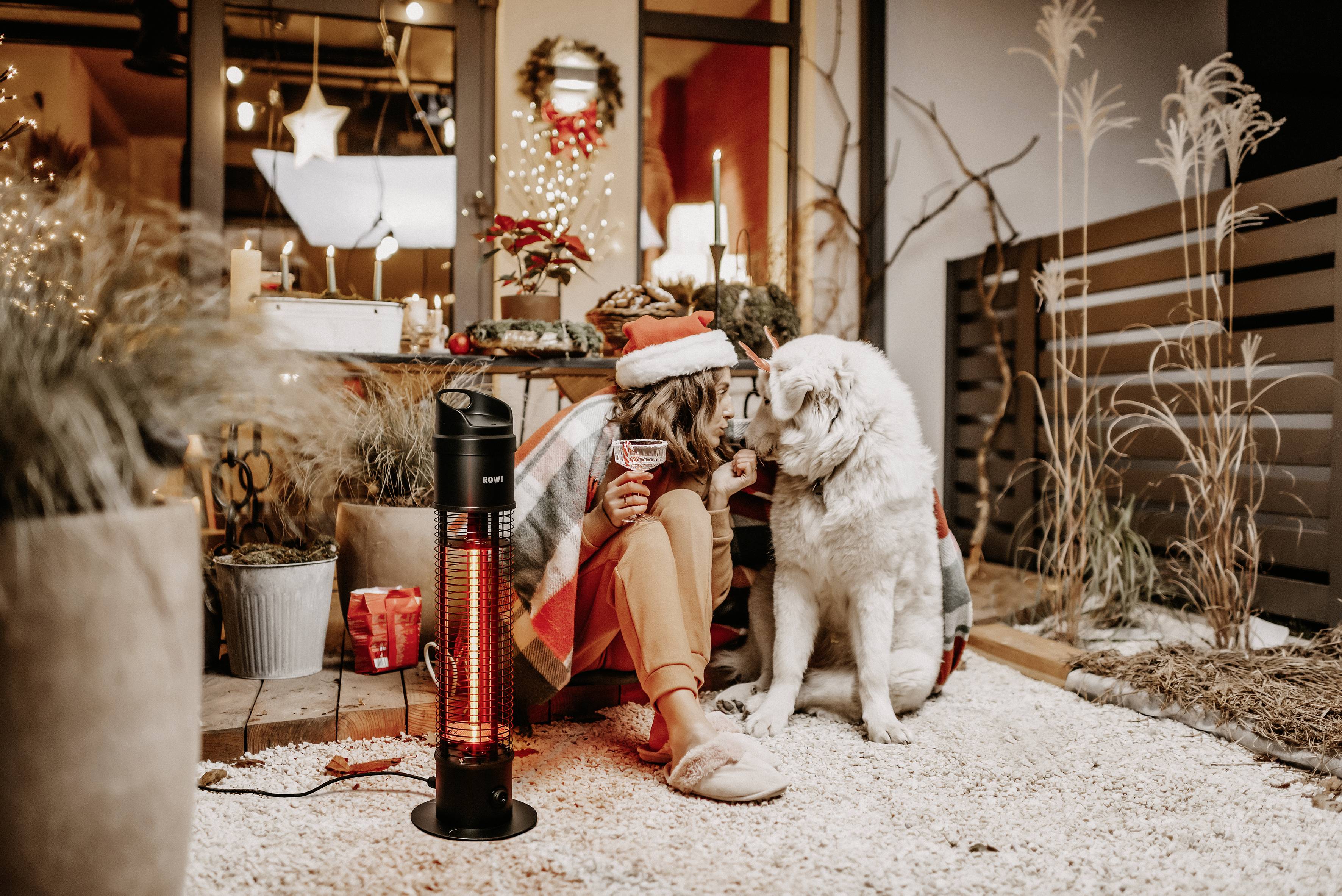 ROWI 1 03 03 0375 Infrarotheizung HIM 1200/1/2 Schwarz