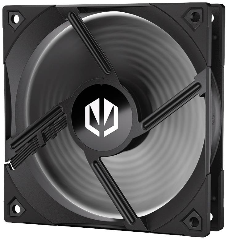 endorfy Fluctus 120 PWM PC-Gehäuse-Lüfter Schwarz (B x H x T) 120 x 120 x 25 mm