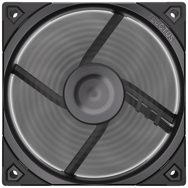 endorfy Fluctus 120 PWM PC-Gehäuse-Lüfter Schwarz (B x H x T) 120 x 120 x 25 mm
