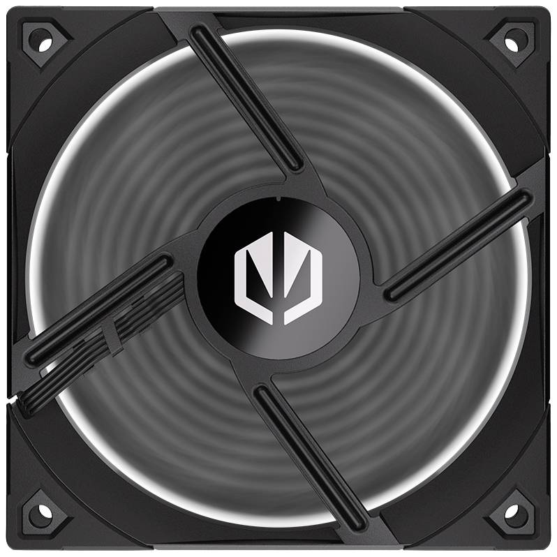 endorfy Fluctus 120 PWM PC-Gehäuse-Lüfter Schwarz (B x H x T) 120 x 120 x 25 mm