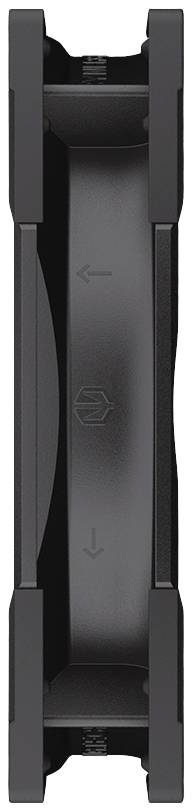 endorfy Fluctus 120 PWM PC-Gehäuse-Lüfter Schwarz (B x H x T) 120 x 120 x 25 mm