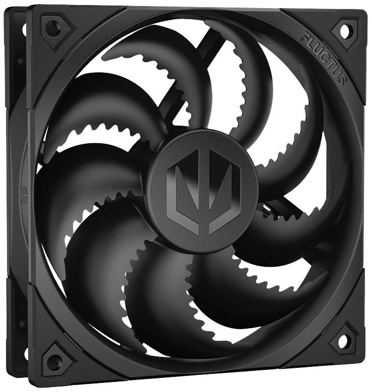 endorfy Fluctus 120 PWM PC-Gehäuse-Lüfter Schwarz (B x H x T) 120 x 120 x 25 mm