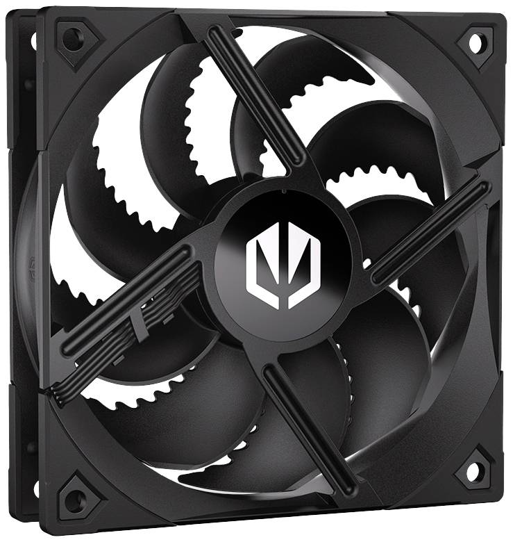 endorfy Fluctus 120 PWM PC-Gehäuse-Lüfter Schwarz (B x H x T) 120 x 120 x 25 mm