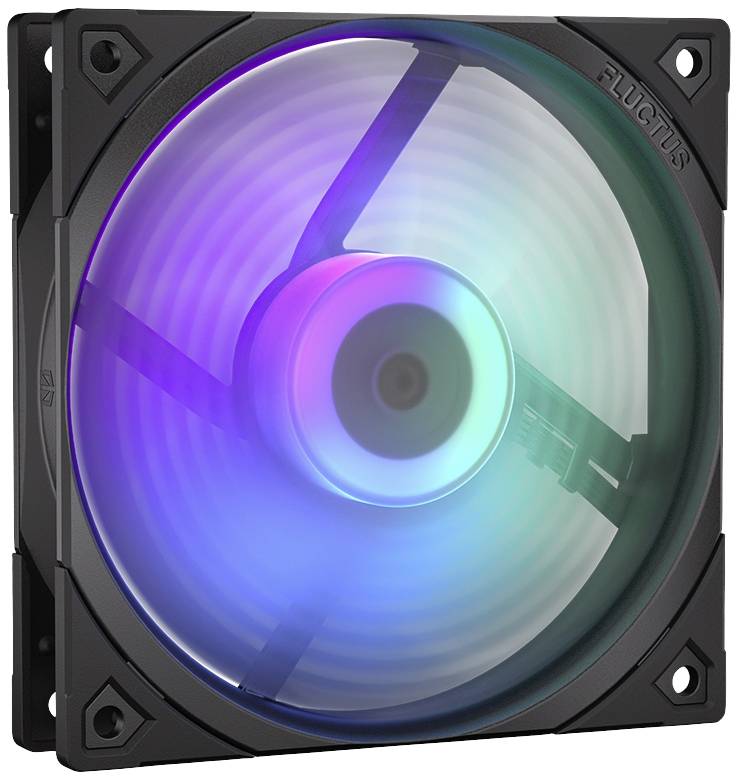 endorfy Fluctus 120 PWM ARGB PC-Gehäuse-Lüfter Schwarz (B x H x T) 120 x 120 x 25 mm inkl. LED-Beleuchtung