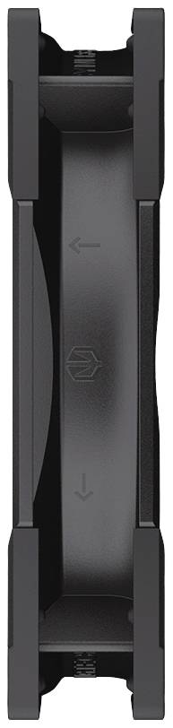 endorfy Fluctus 120 PWM ARGB PC-Gehäuse-Lüfter Schwarz (B x H x T) 120 x 120 x 25 mm inkl. LED-Beleuchtung