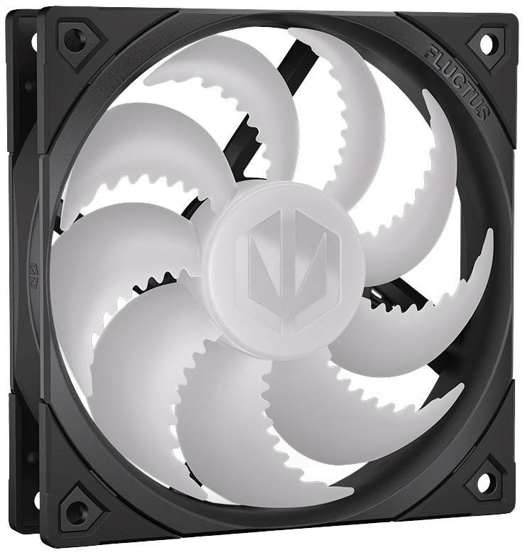 endorfy Fluctus 120 PWM ARGB PC-Gehäuse-Lüfter Schwarz (B x H x T) 120 x 120 x 25 mm inkl. LED-Beleuchtung