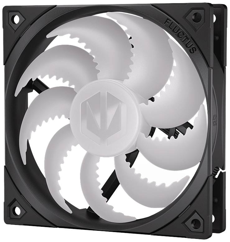 endorfy Fluctus 120 PWM ARGB PC-Gehäuse-Lüfter Schwarz (B x H x T) 120 x 120 x 25 mm inkl. LED-Beleuchtung