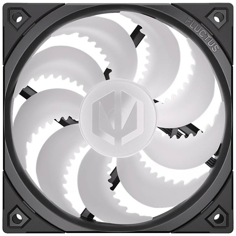 endorfy Fluctus 120 PWM ARGB PC-Gehäuse-Lüfter Schwarz (B x H x T) 120 x 120 x 25 mm inkl. LED-Beleuchtung