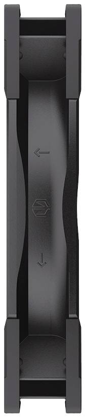 endorfy Fluctus 140 PWM PC-Gehäuse-Lüfter Schwarz (B x H x T) 140 x 140 x 25 mm