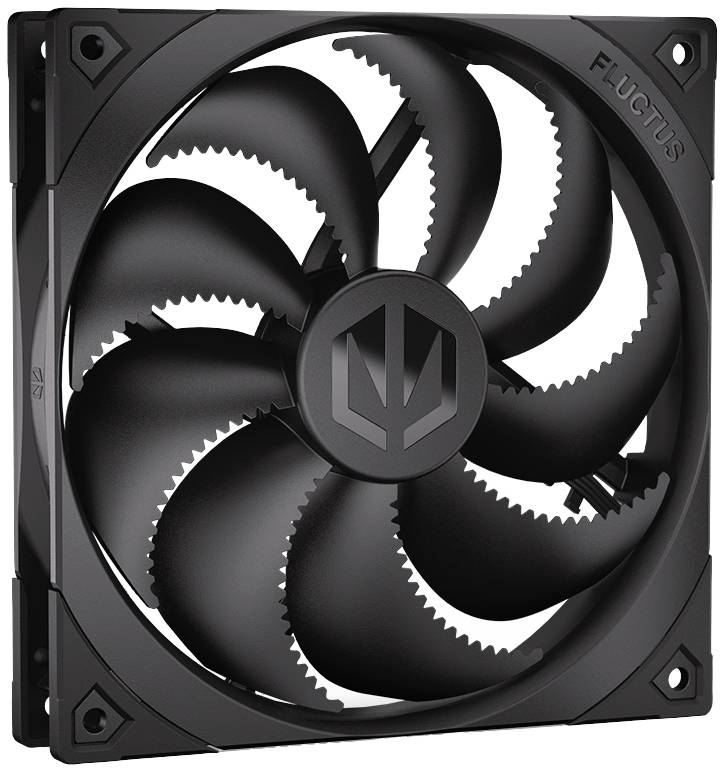 Endorfy Fluctus 140 PWM PC-Gehäuse-Lüfter Schwarz (B x H x T) 140 x 140 x 25mm