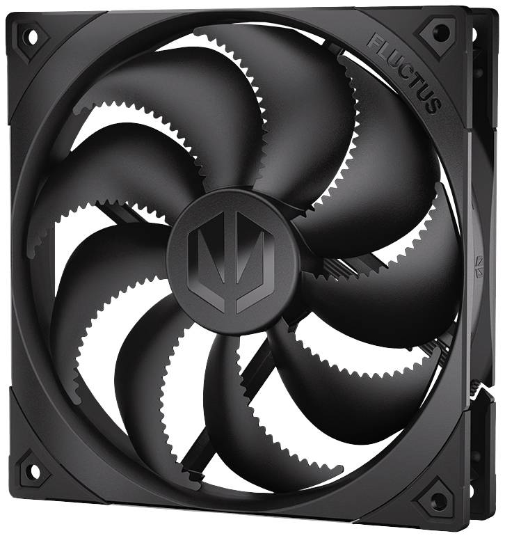 Endorfy Fluctus 140 PWM PC-Gehäuse-Lüfter Schwarz (B x H x T) 140 x 140 x 25mm