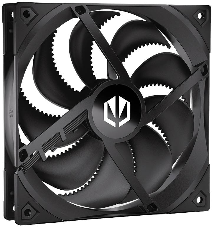 endorfy Fluctus 140 PWM PC-Gehäuse-Lüfter Schwarz (B x H x T) 140 x 140 x 25 mm