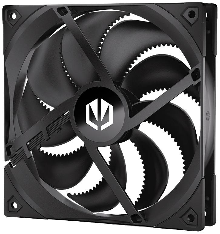 endorfy Fluctus 140 PWM PC-Gehäuse-Lüfter Schwarz (B x H x T) 140 x 140 x 25 mm