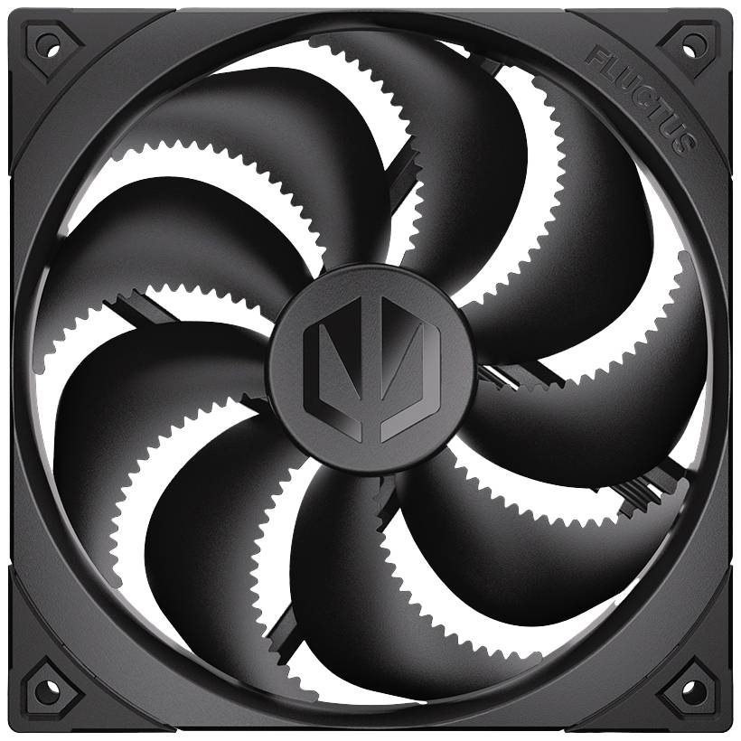 Endorfy Fluctus 140 PWM PC-Gehäuse-Lüfter Schwarz (B x H x T) 140 x 140 x 25mm