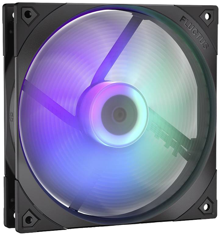 Endorfy Fluctus 140 PWM ARGB PC-Gehäuse-Lüfter Schwarz (B x H x T) 140 x 140 x 25mm inkl. LED-Beleuchtung