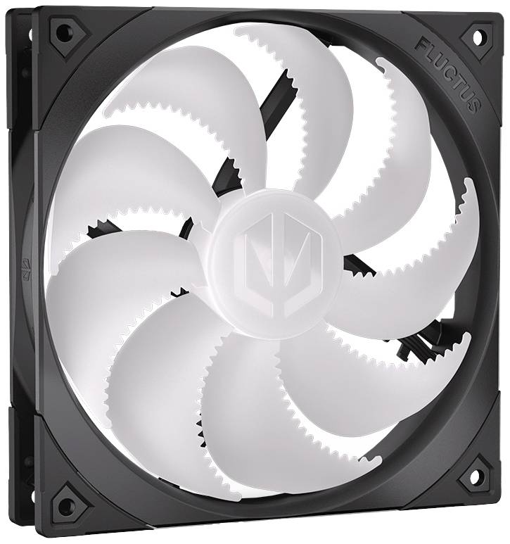 endorfy Fluctus 140 PWM ARGB PC-Gehäuse-Lüfter Schwarz (B x H x T) 140 x 140 x 25 mm inkl. LED-Beleuchtung