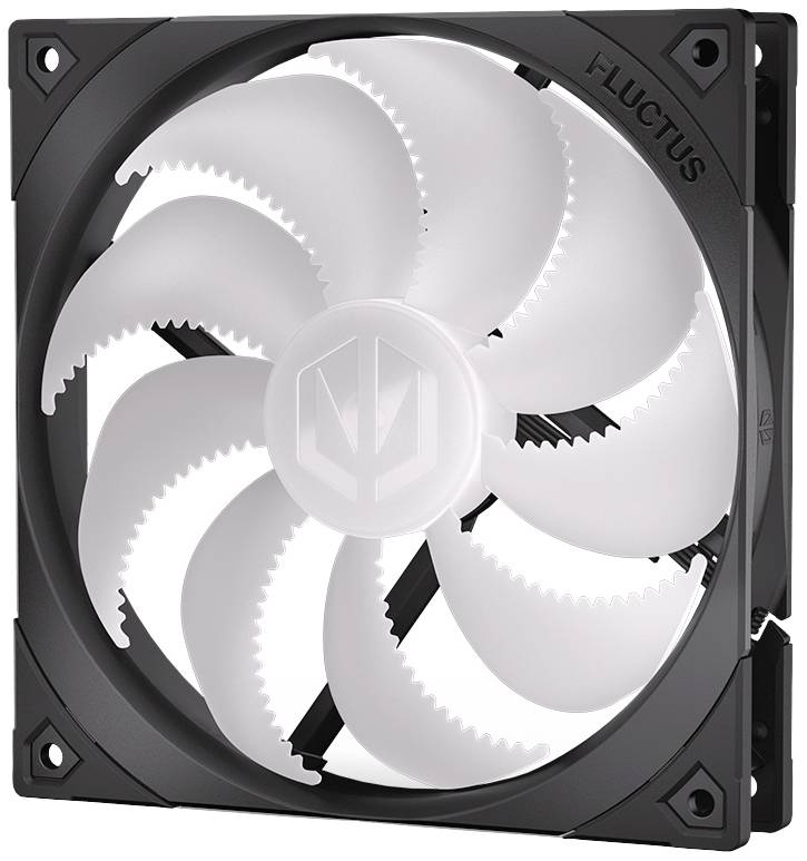 endorfy Fluctus 140 PWM ARGB PC-Gehäuse-Lüfter Schwarz (B x H x T) 140 x 140 x 25 mm inkl. LED-Beleuchtung