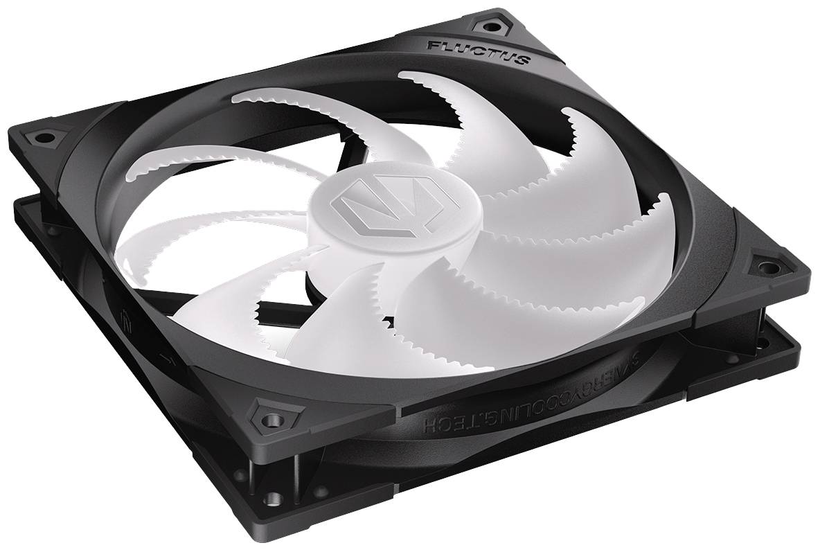 endorfy Fluctus 140 PWM ARGB PC-Gehäuse-Lüfter Schwarz (B x H x T) 140 x 140 x 25 mm inkl. LED-Beleuchtung