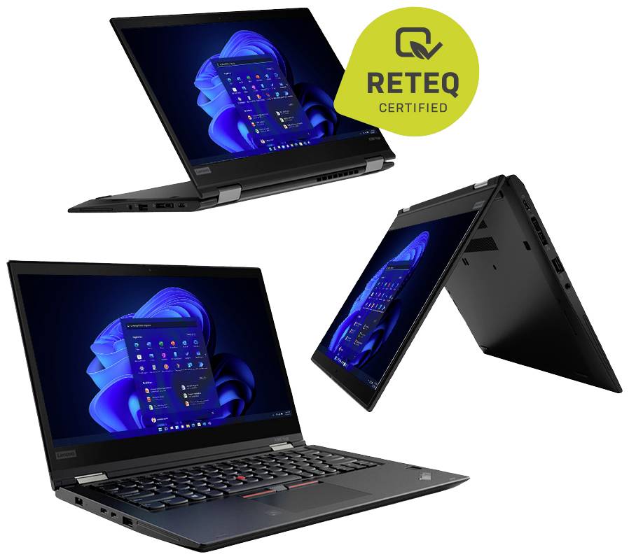 Lenovo Thinkpad Yoga X390 2-in-1 Notebook / Tablet (generalüberholt) (sehr gut) 33.8cm (13.3 Zoll) Intel® Core™ i7 8665U 16GB