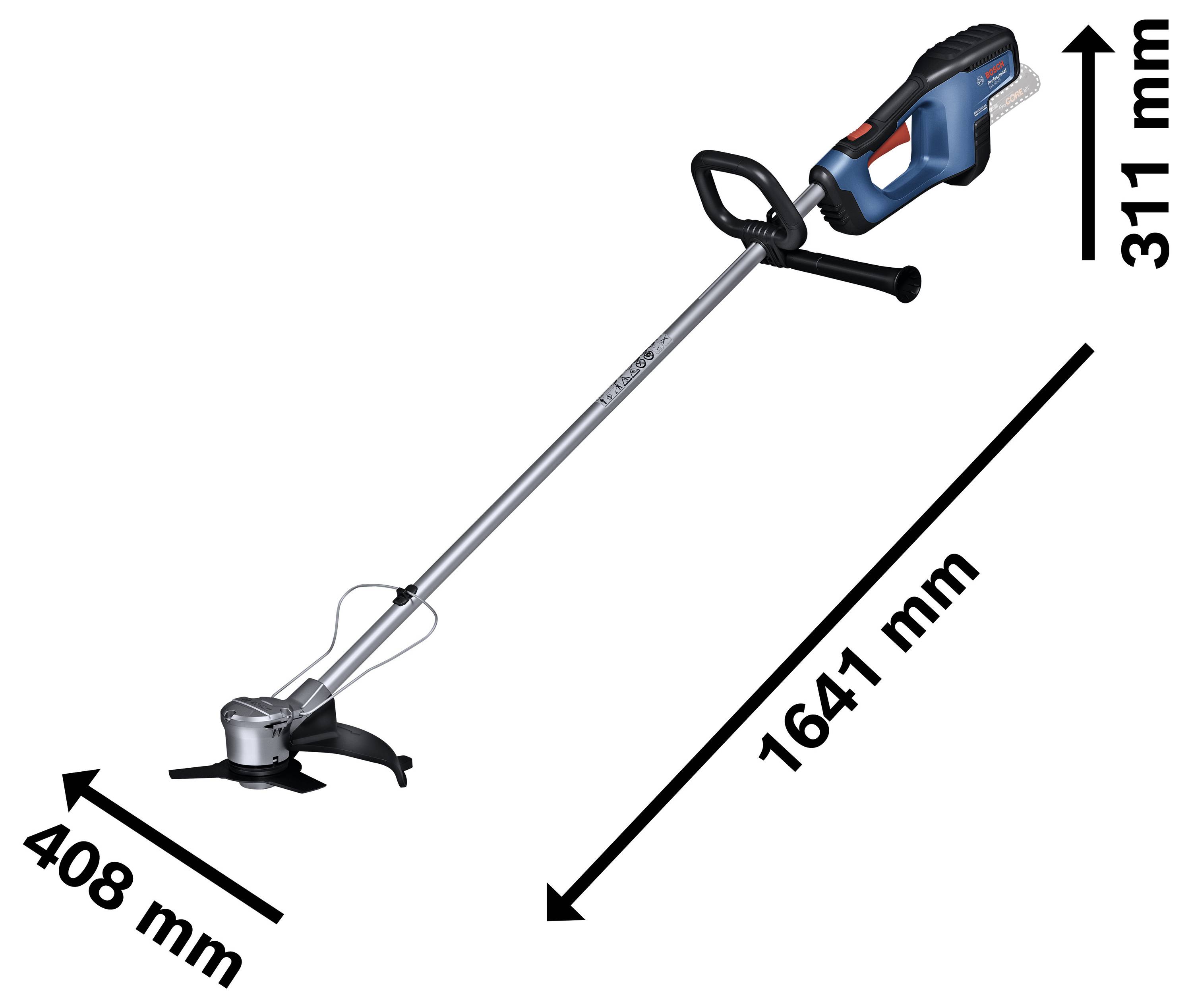 Bosch Professional GFR 18V-23 (solo, C) Akku Freischneider ohne Akku, ohne Ladegerät 18V Schnittbreite (max.): 33mm