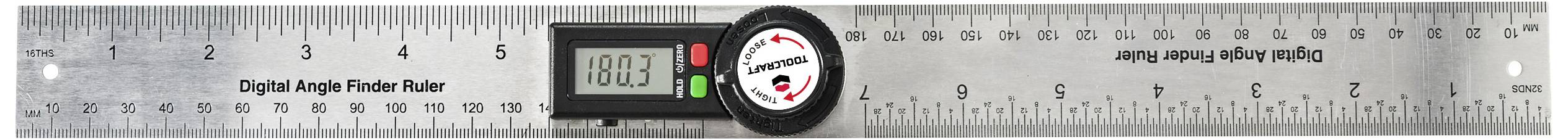 TOOLCRAFT TO-8706177 Digitaler Winkelmesser 360°