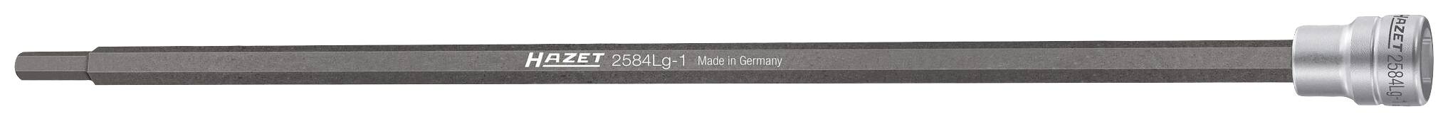 Hazet 2584LG-1 Innen-Sechskant Schraubendrehereinsatz 6 mm Vierkant, 3/8" (10 mm)