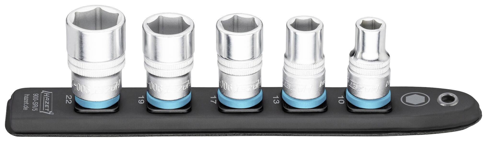 Hazet 900-SR/5 Steckleiste 5teilig Vierkant, 1/2" (12.5 mm)